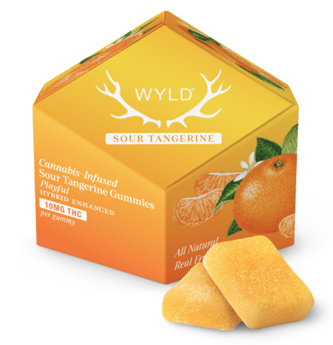 Wyld Cannabis Infused Gummies | 10mg THC | Sour Tangerine (hybrid)